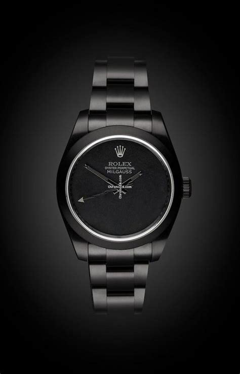 black rolex milgus|Rolex Milgauss dark knight price.